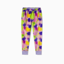 Sherpa Fleece Lounge Joggers | Neon Blur