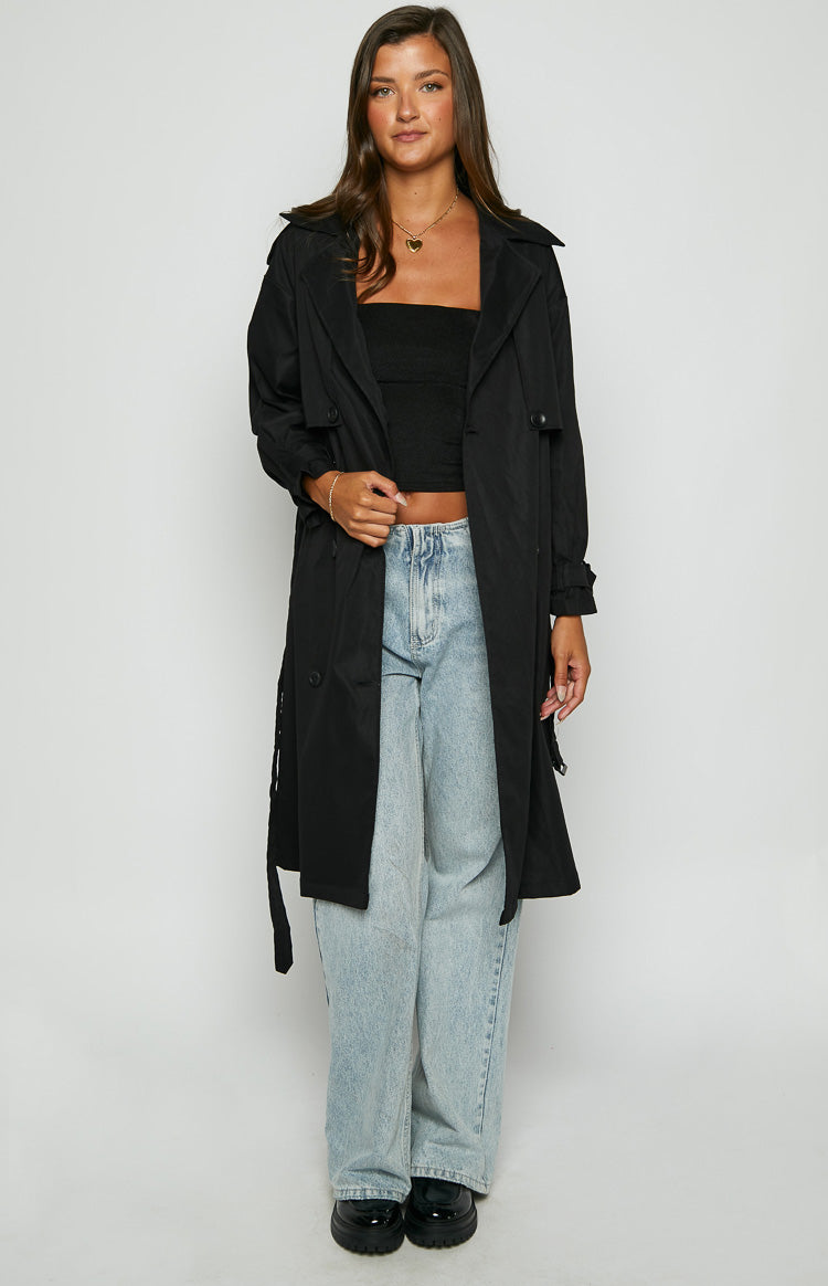 Giselle Trench Coat | Black