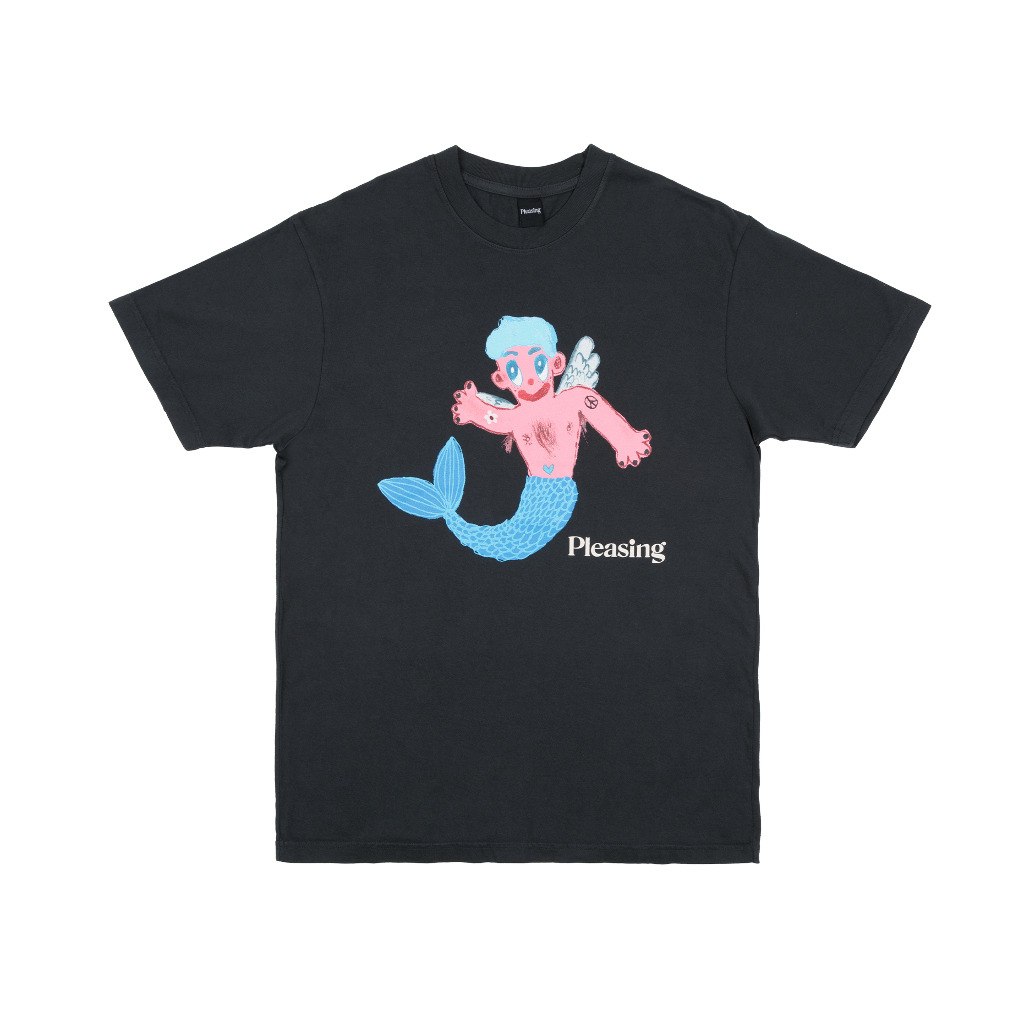 The Hairy Mermaid Tee | Black