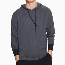 Lightweight Modal French Terry Hoodie | Gray/Black