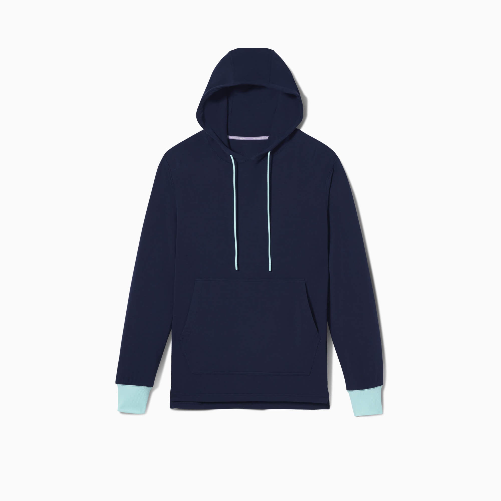 Modal French Terry House Hoodie | Navy/Mint