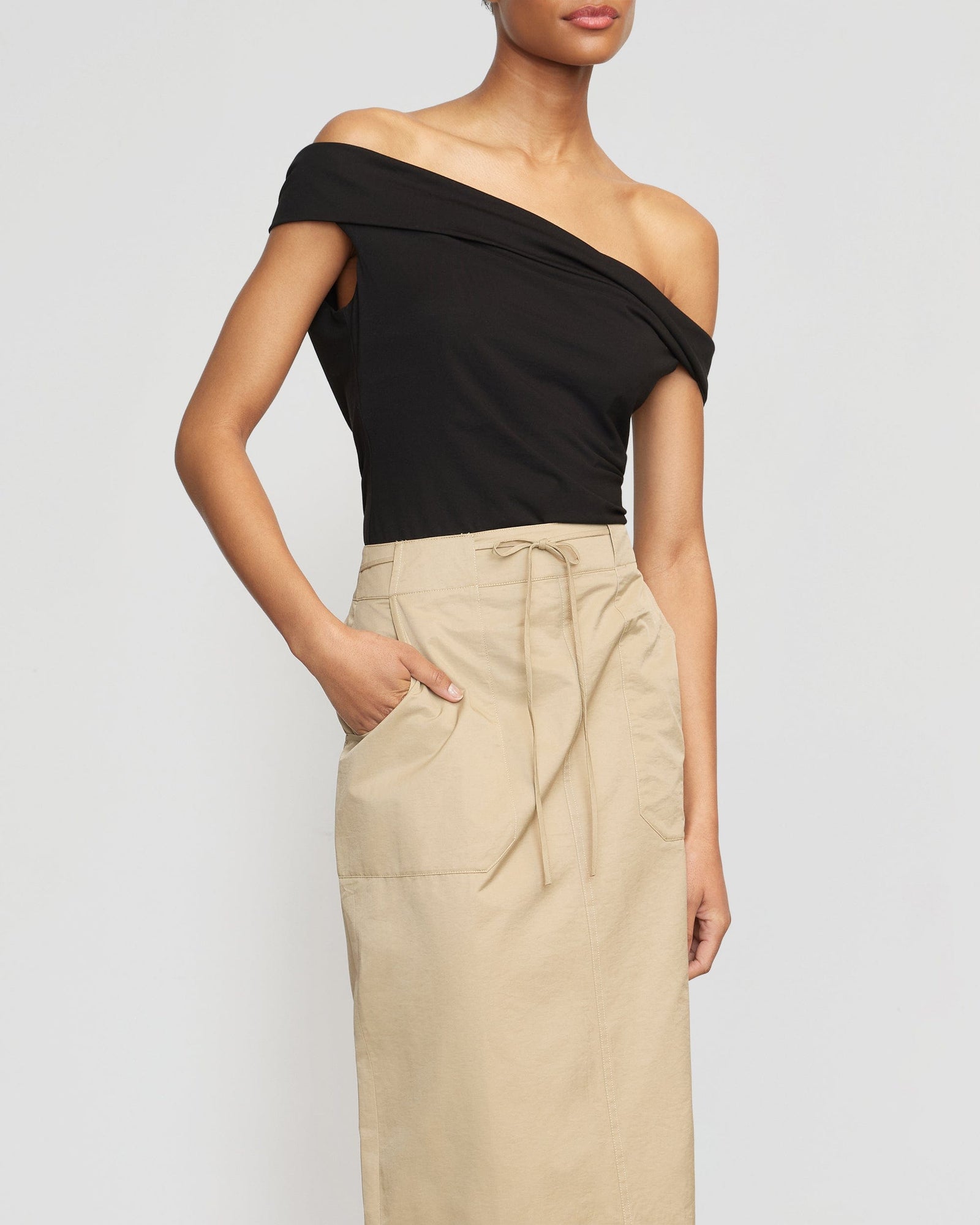 Simone | Ida Drawstring Cargo Skirt in Size Small