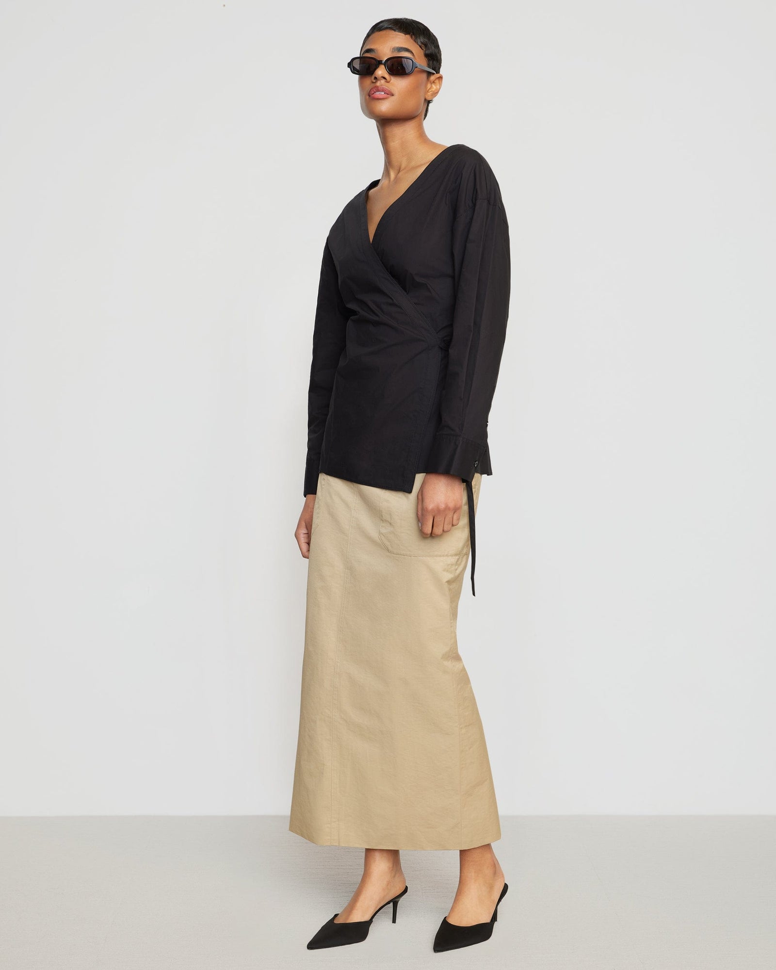 Simone | Ida Drawstring Cargo Skirt in Size Small