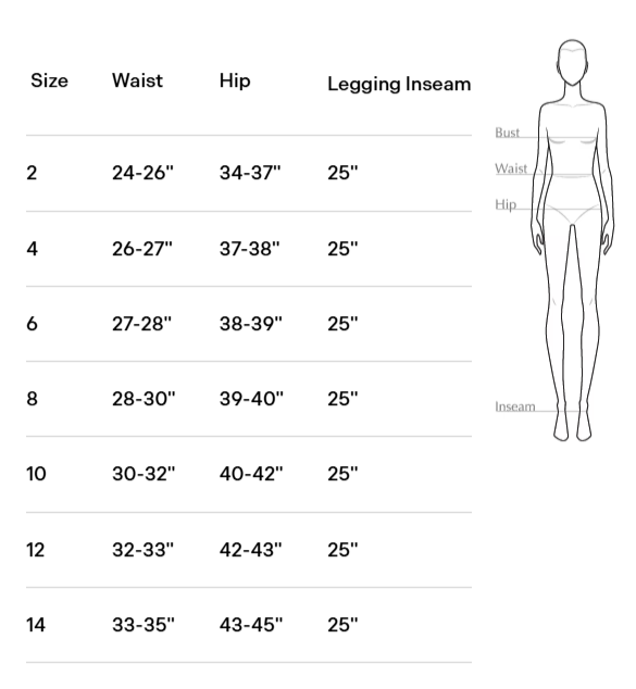 Product size guide