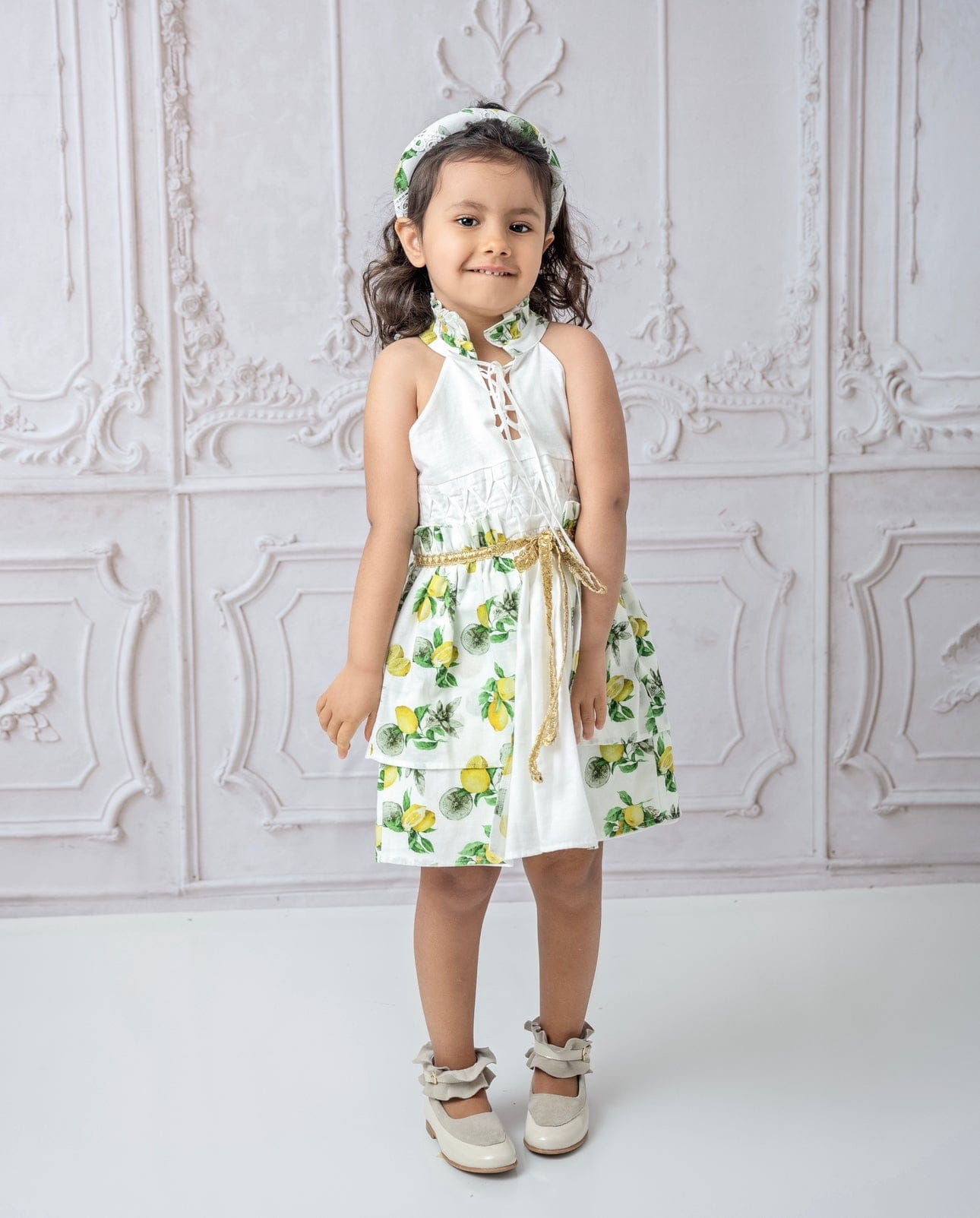 Amalfi Lemon Dress | Lemon Print