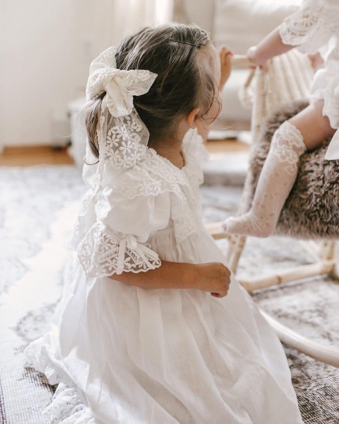 Katherine Embroidered Linen Dress - Petite Maison Kids