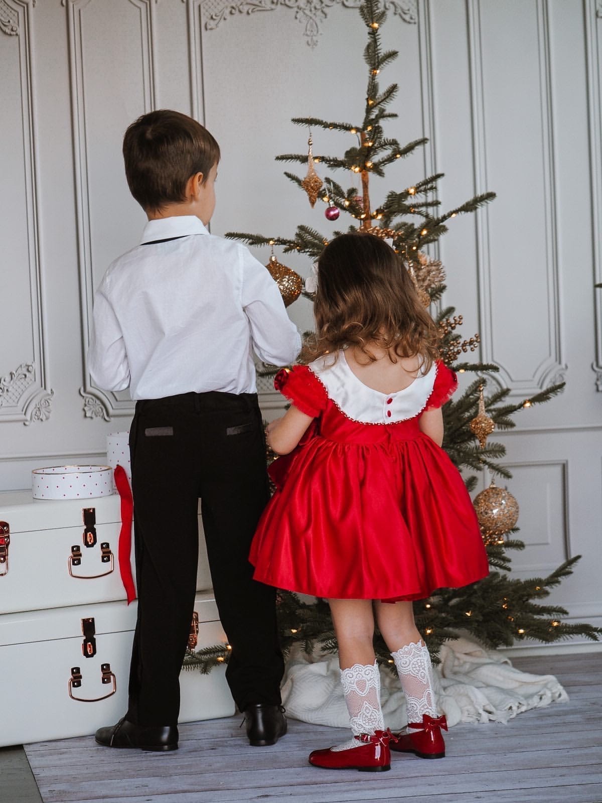 Tuxedo Shirt and Pants Set - Petite Maison Kids