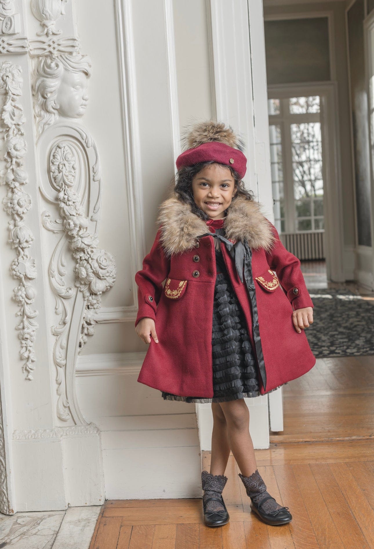 The Empress Wool Coat - Petite Maison Kids