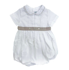 Ashton Linen Romper - Petite Maison Kids