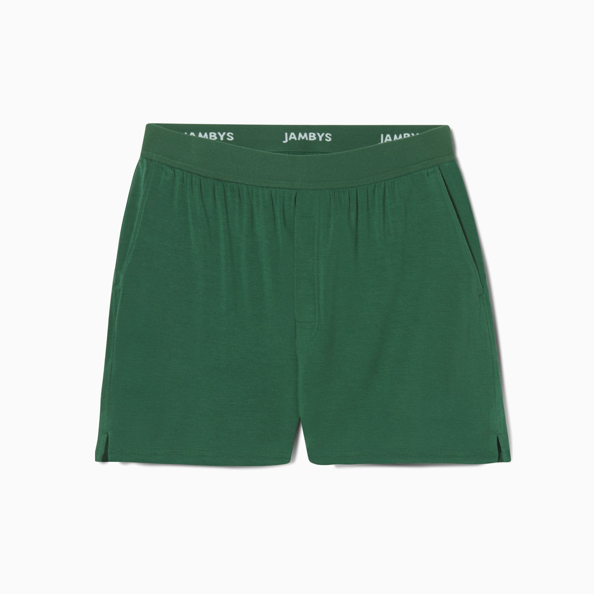 Modal Boxer Lounge Shorts | Boxers with Pockets | Hunter Green