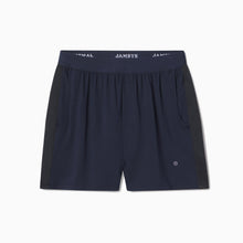 Modal Boxer Lounge Black Tie Shorts | Boxers with Pockets | Navy