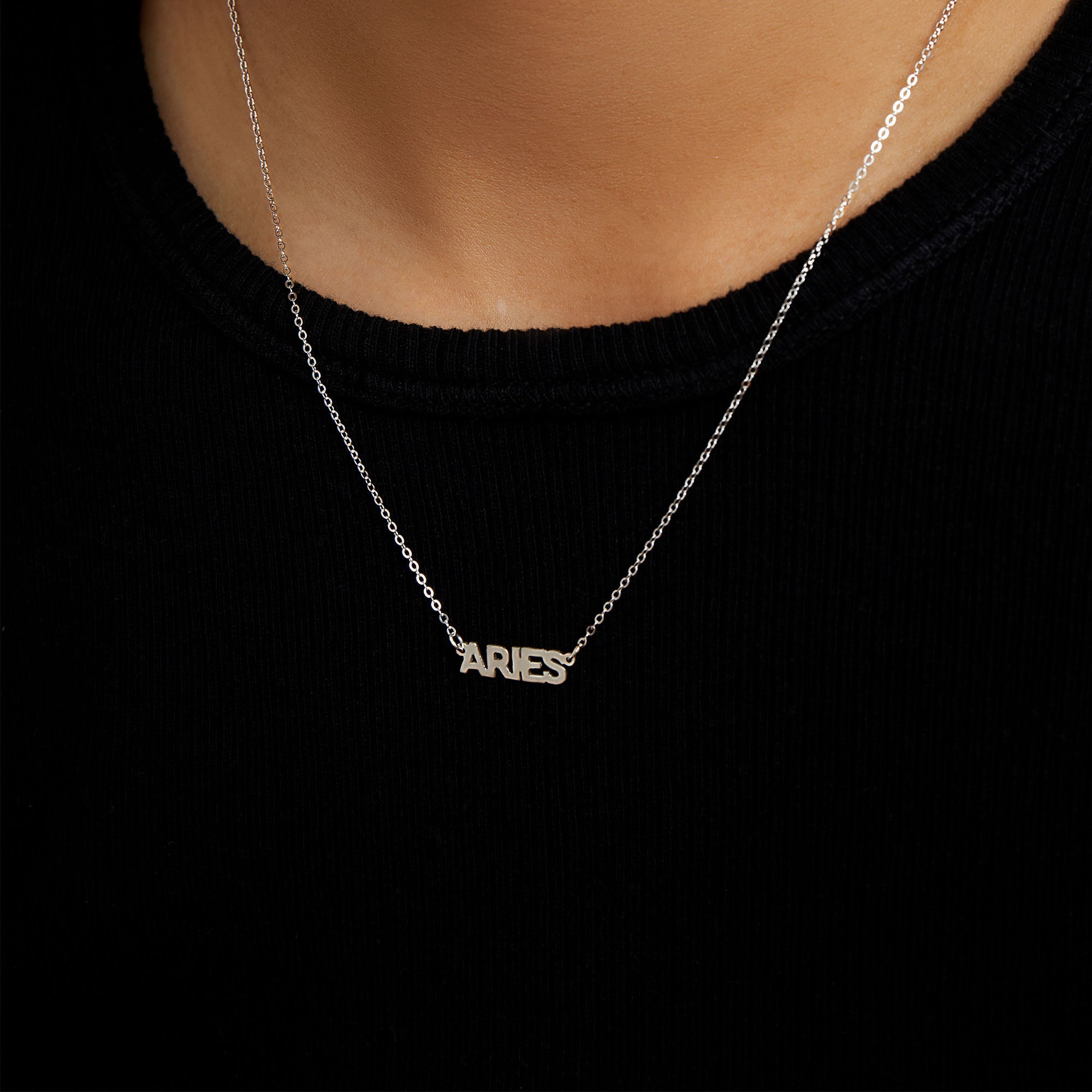 aries zodiac necklace