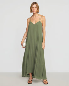 Joanna | Juliette Pleated Maxi Dress in Size Small