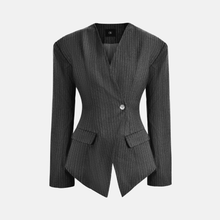 OW Collection LANI Blazer Blazer 250 - Grey Stripe