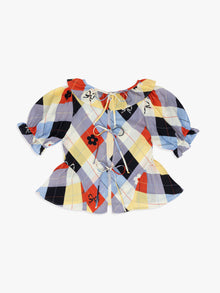 Leia Ruffle Blouse | Cirque Argyle