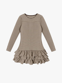 Colette Mini Dress | Brown Stripe
