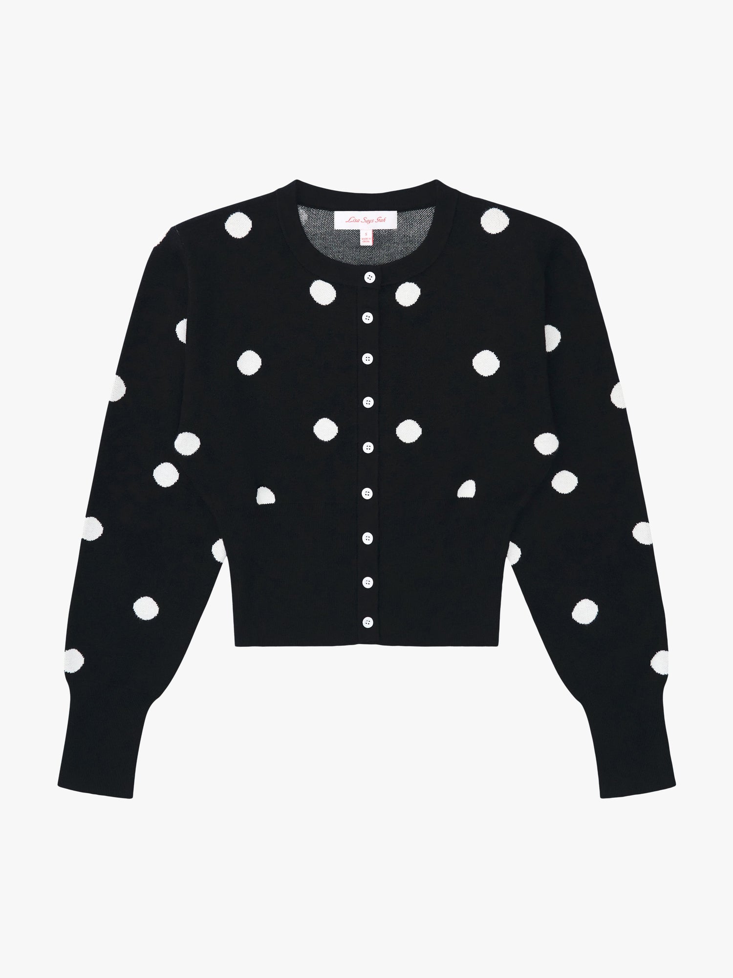 Emi Cardi | Black/White Dot