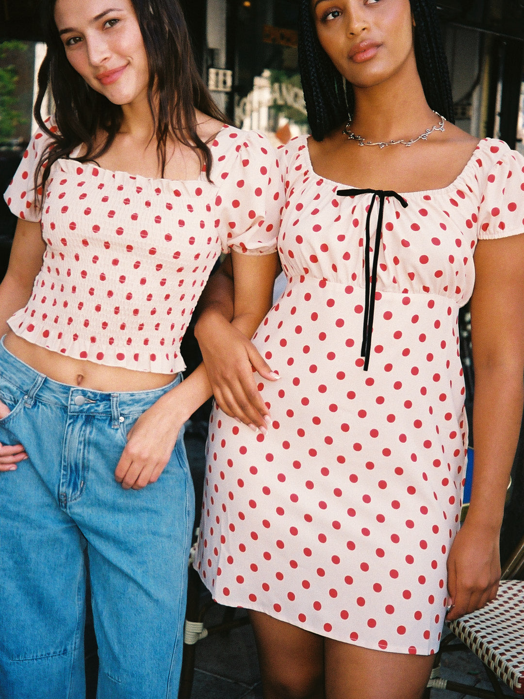 Toni Smocked Puff Sleeve Top | Scarlett Dot