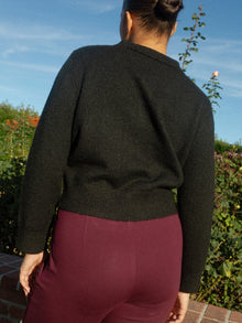 Posey Polo Sweater | Black