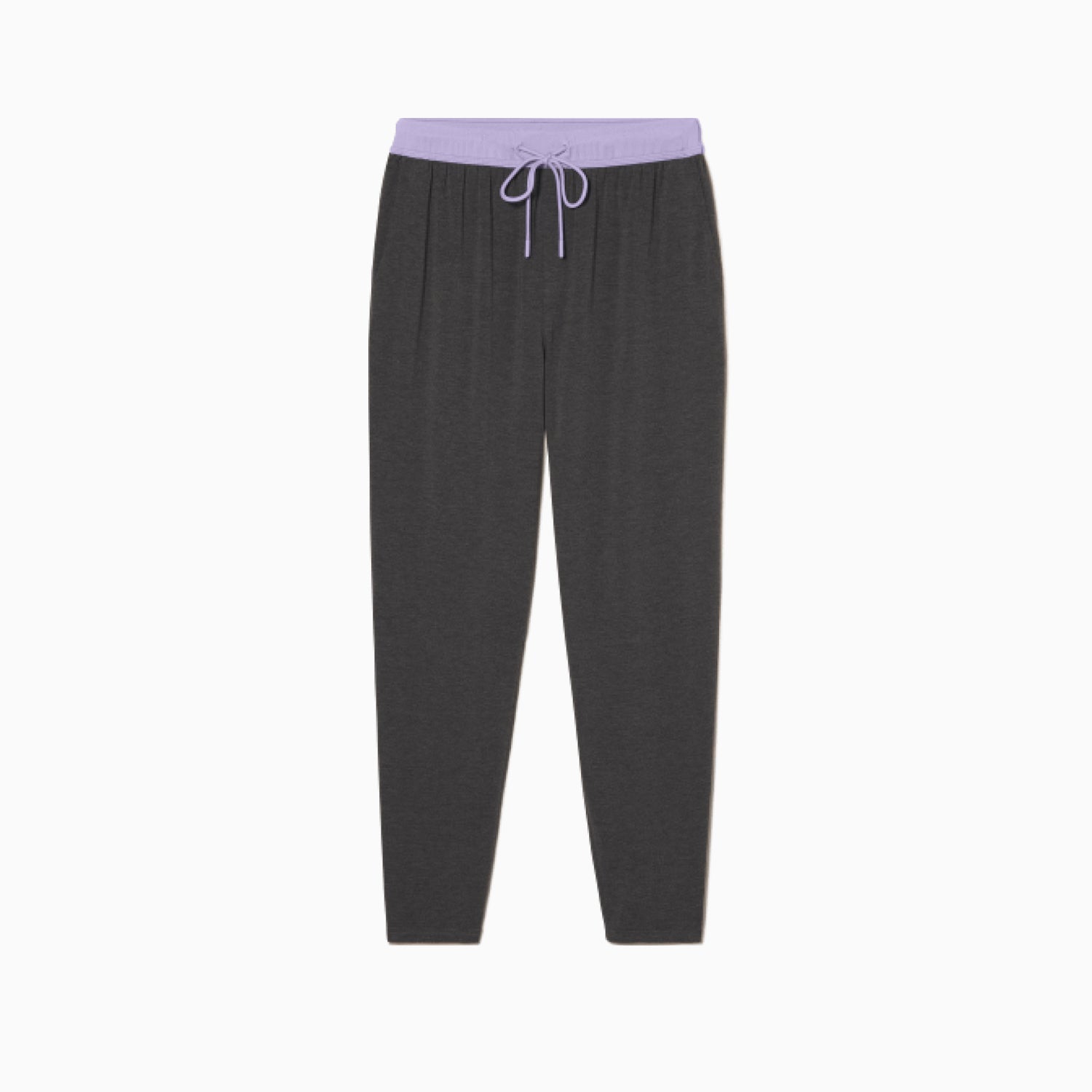 Modal French Terry Lounge Pants | Gray/Lavender