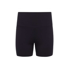 Midi Bike Short | Black Rib