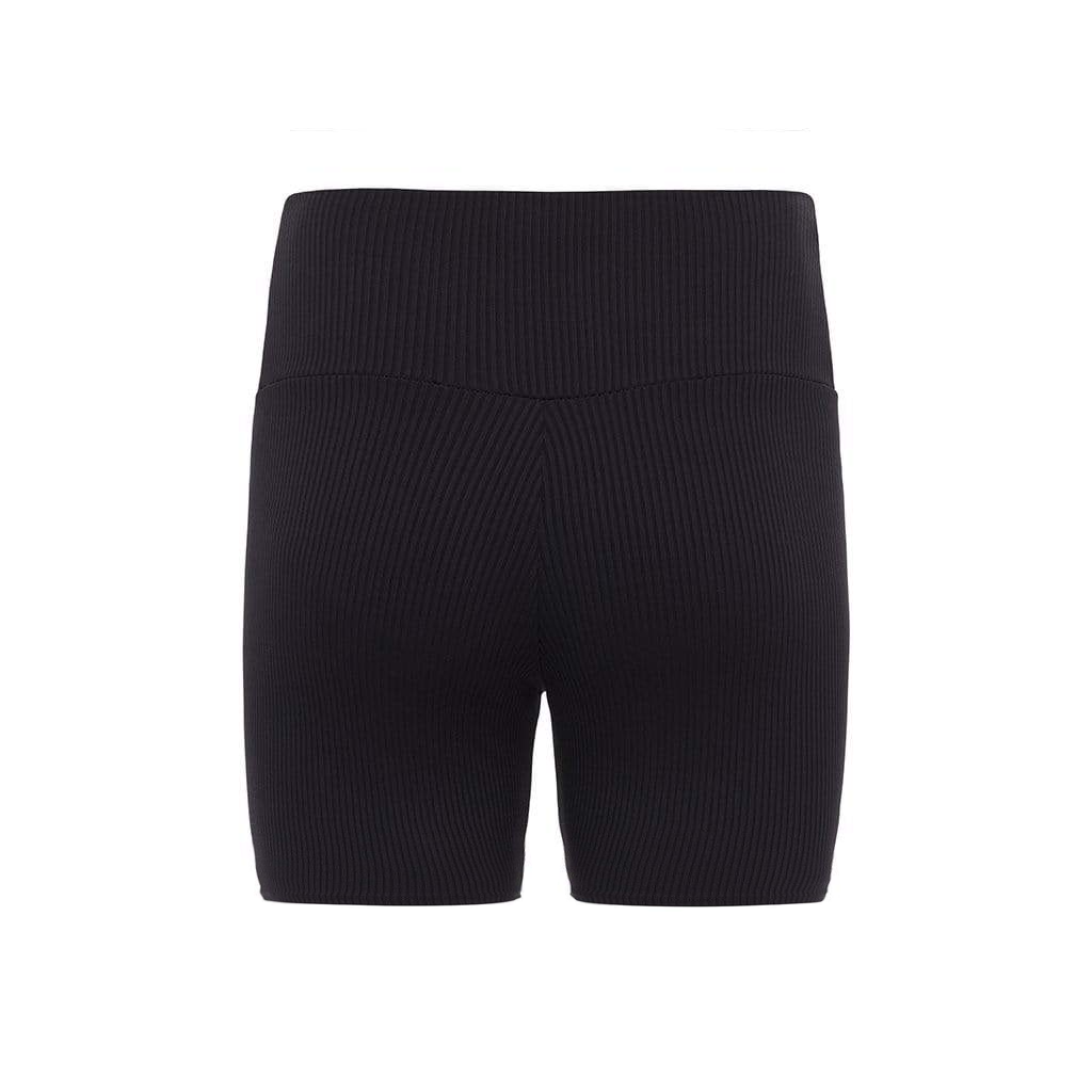 Midi Bike Short | Black Rib