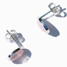 Berry Earrings | Silver | Rose Quartz