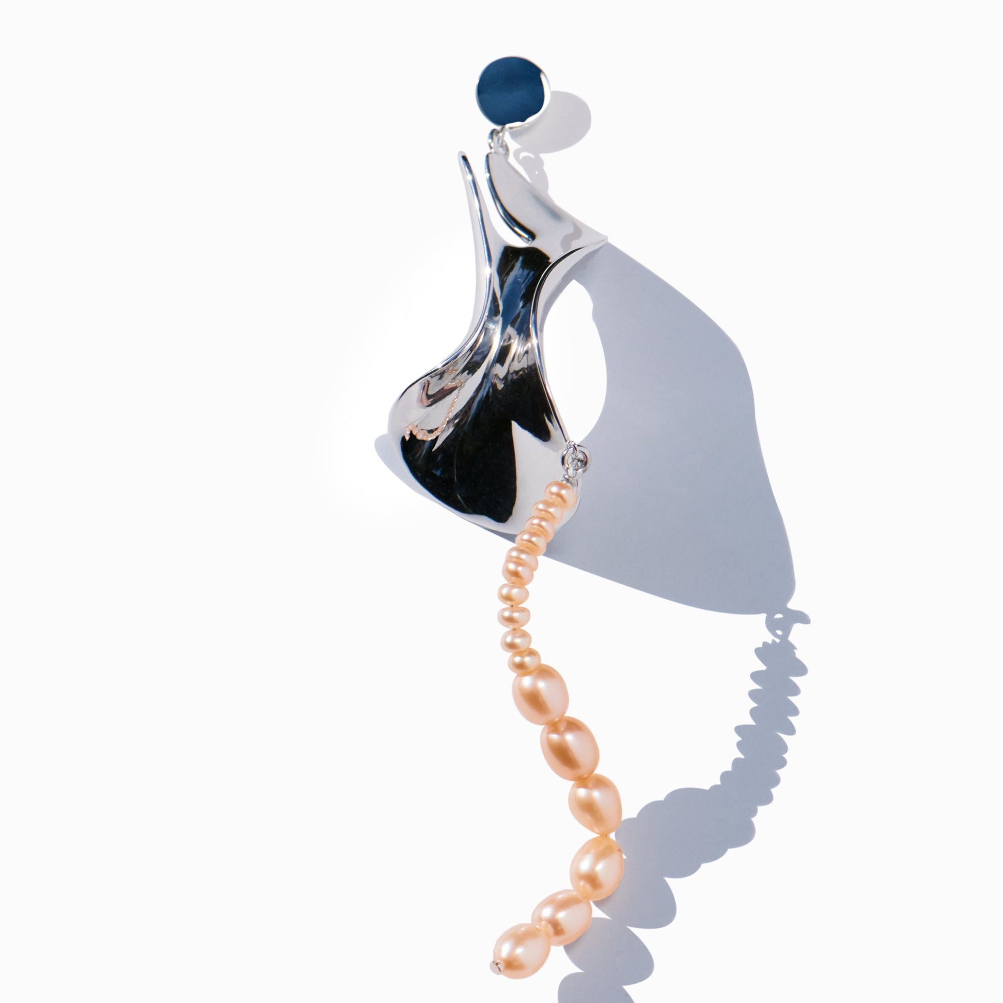 Cochlia Earring | Silver | Freshwater Pearls