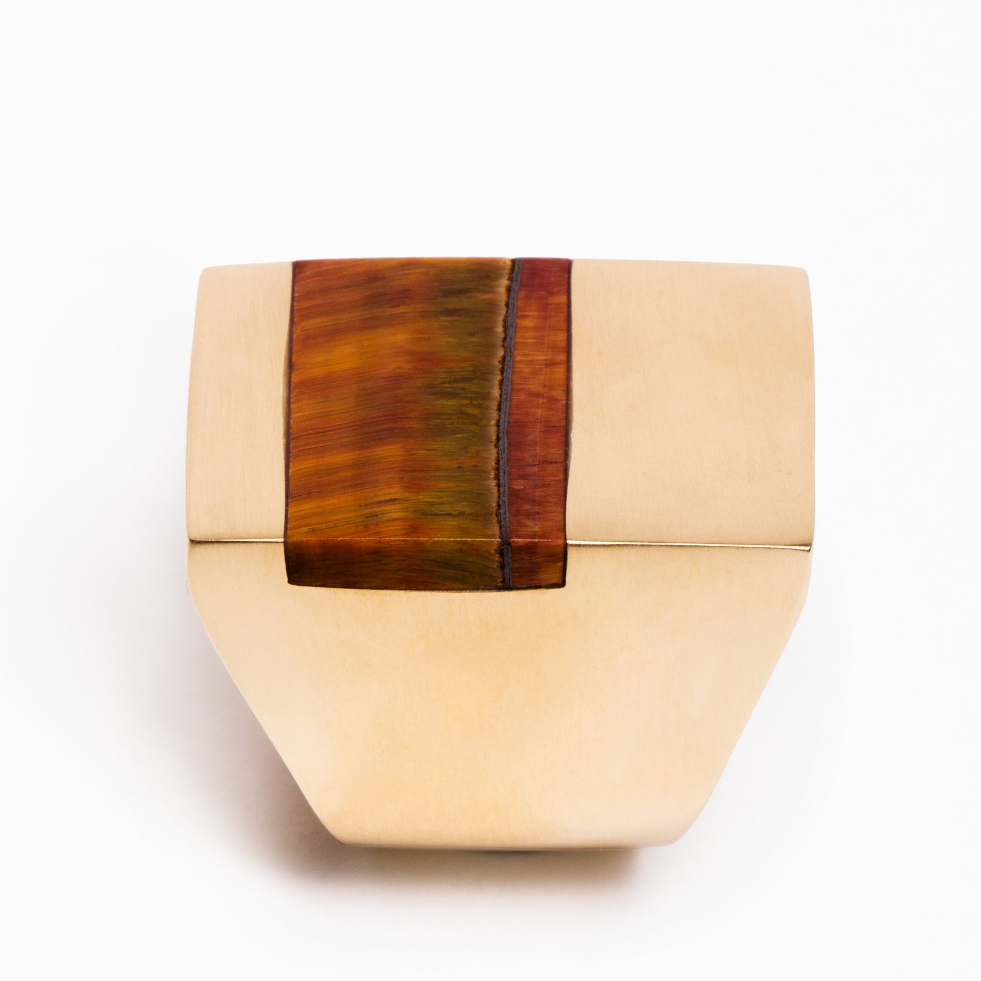 Icarus Ring | Brass | Tiger's Eye