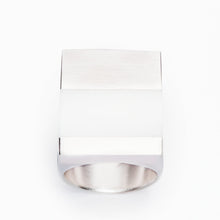 Icarus Ring | Silver | White Agate
