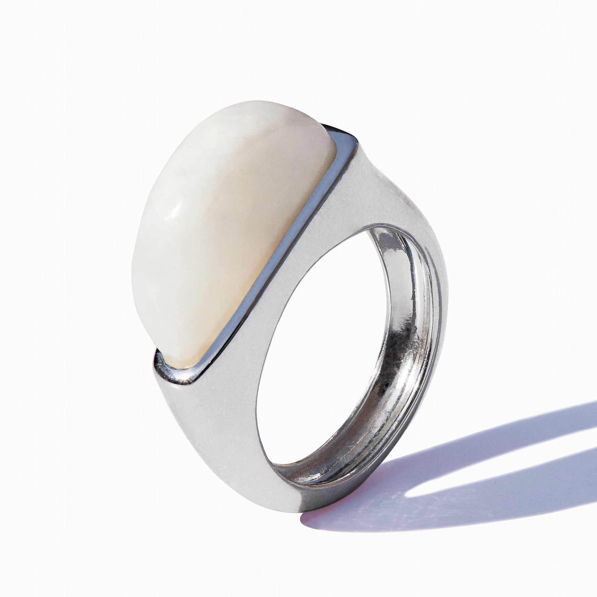 Marrakech Ring | Silver | Moonstone