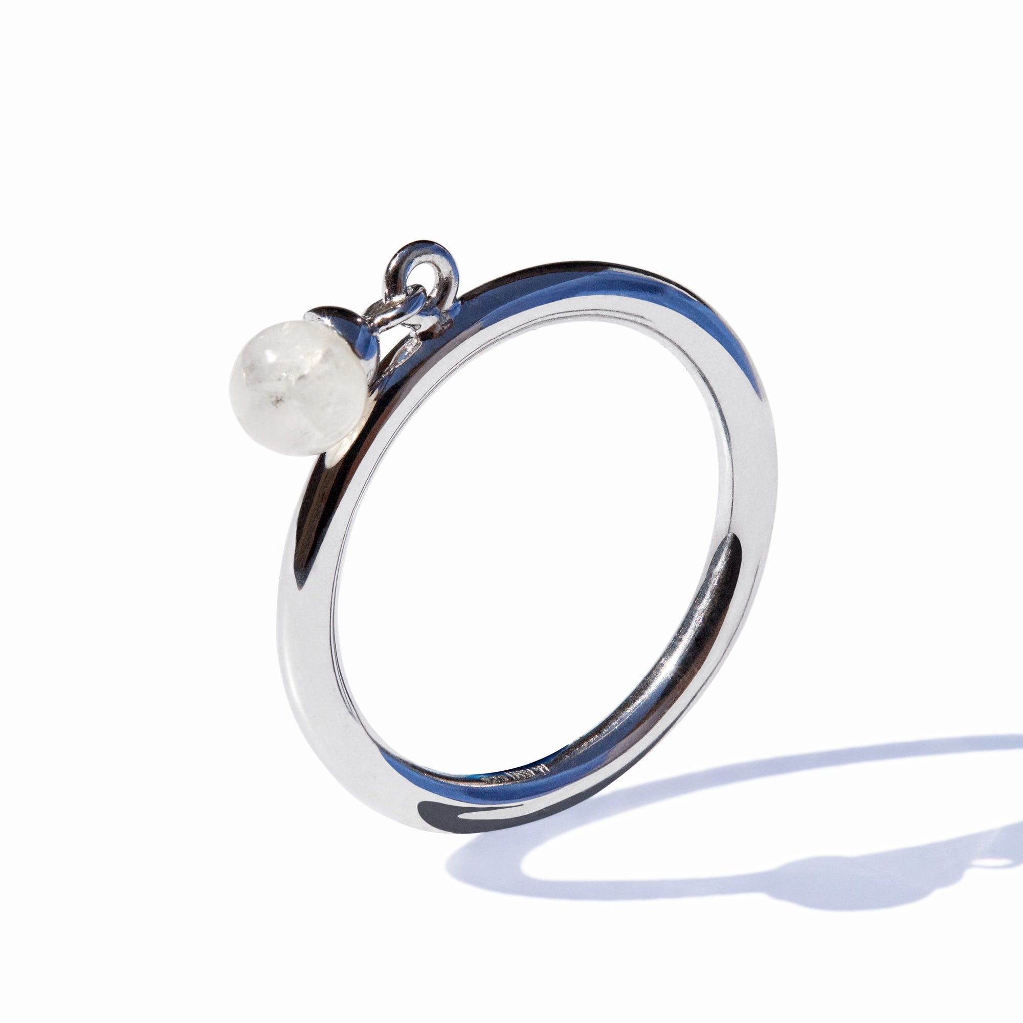 Moon Ring | Silver | Moonstone