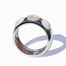 Souk Ring | Silver | Mother of Pearl/Rose Quartz/Moonstone