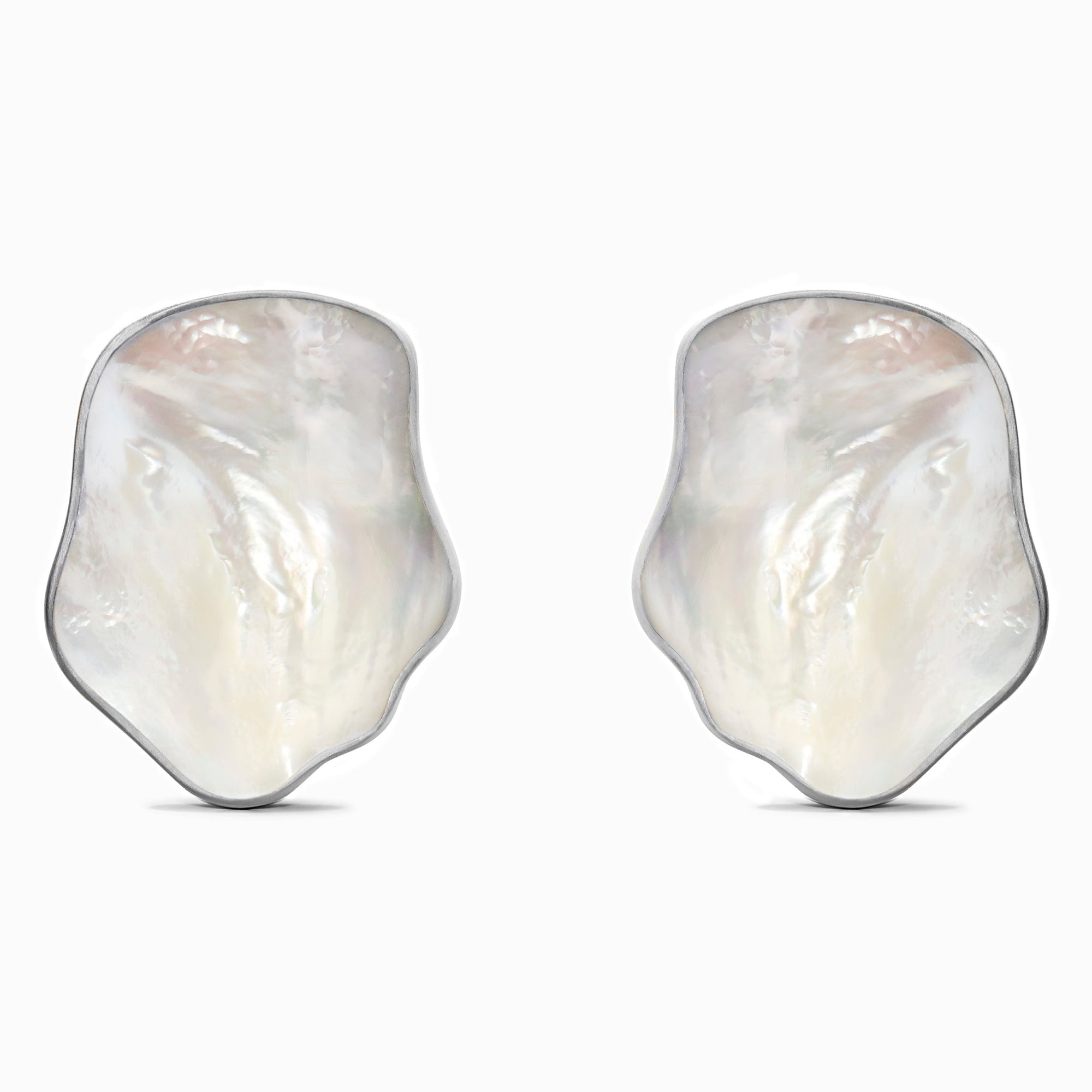Wynona Earrings | Silver | Mother of Pearl