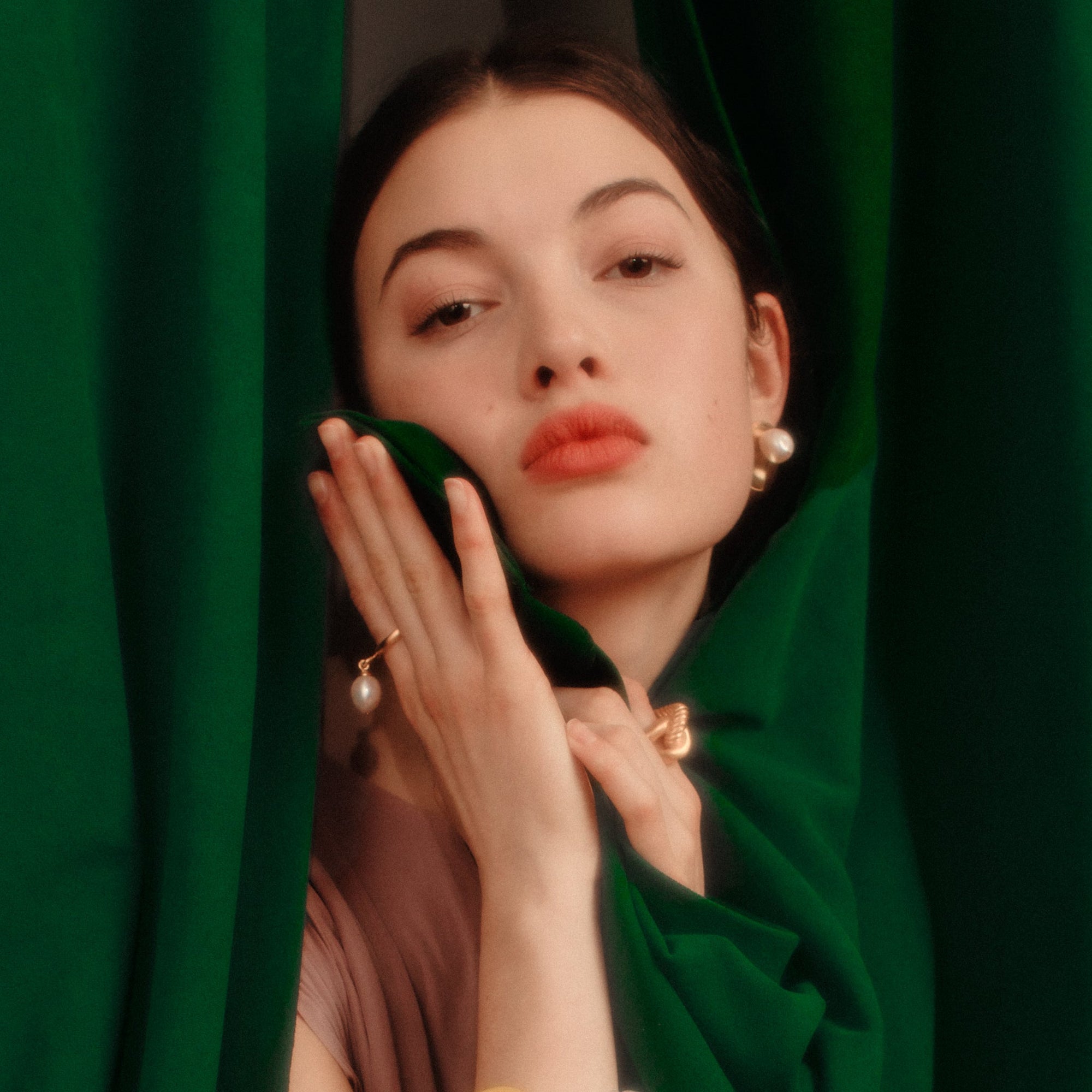 Yoko Earrings | 18K Gold Plated | Freshwater Pearls