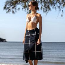 Miramar Australian Cotton Towels | Navy/White
