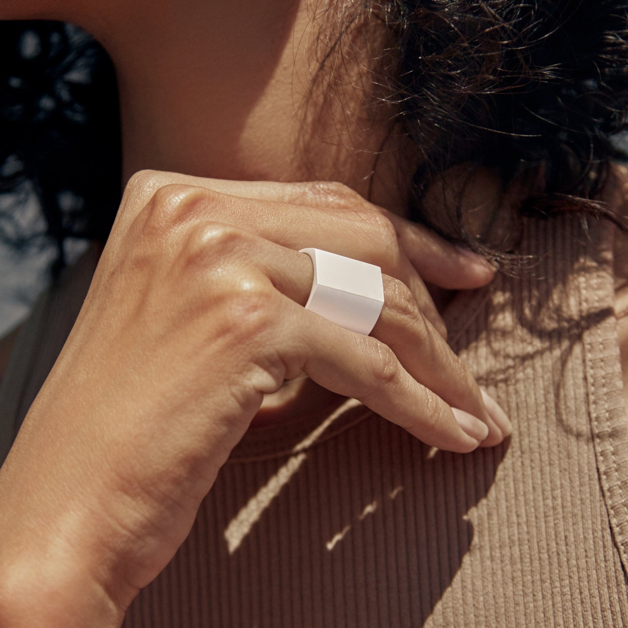 Primer Ring | Sterling Silver | Matte White