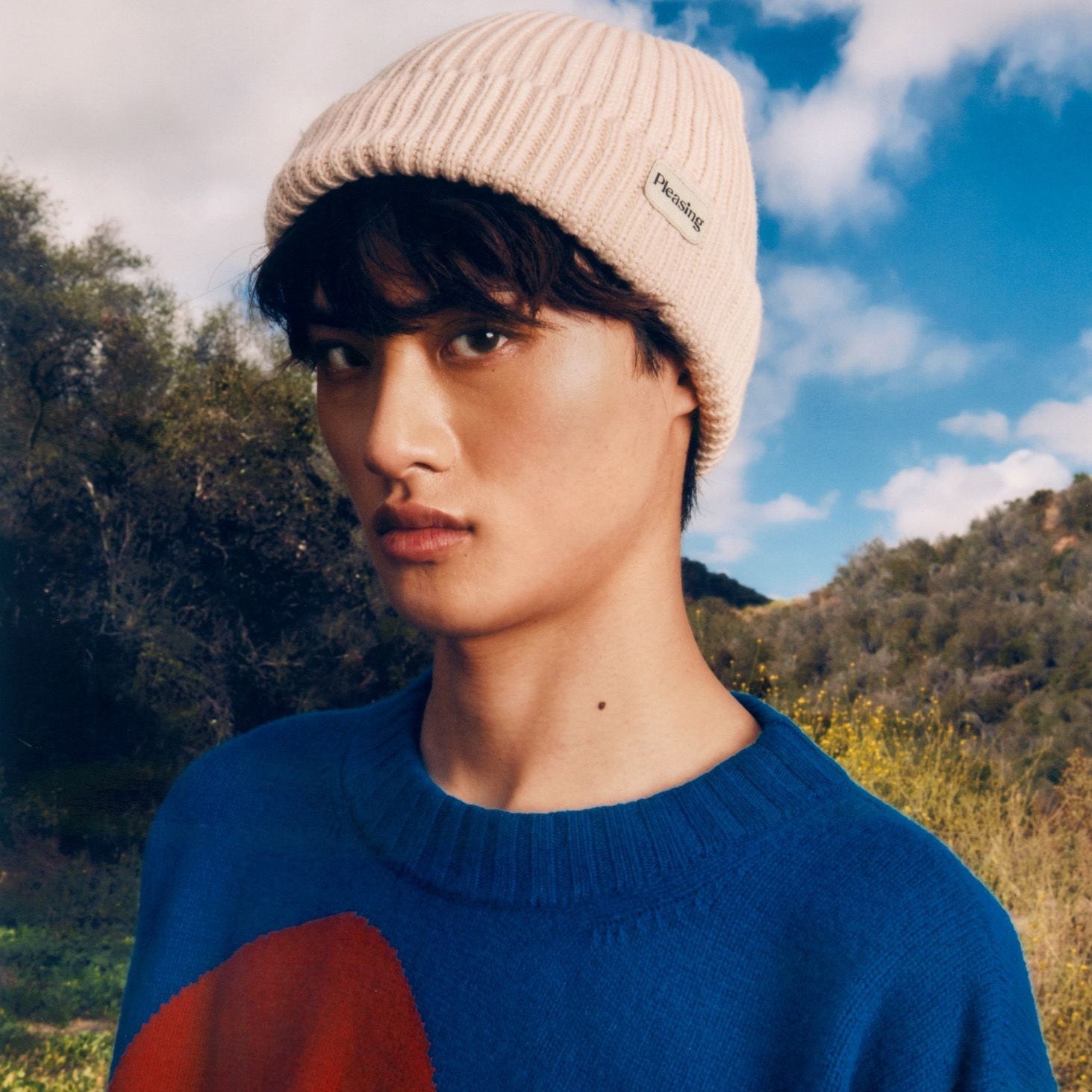 The Merino Wool Pleasing Beanie | Blue