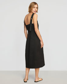 Joanna | Olivia Sculpted Cotton Twill Dress in Size Small