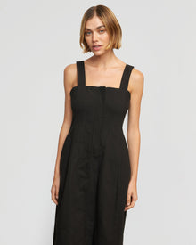 Joanna | Olivia Sculpted Cotton Twill Dress in Size Small