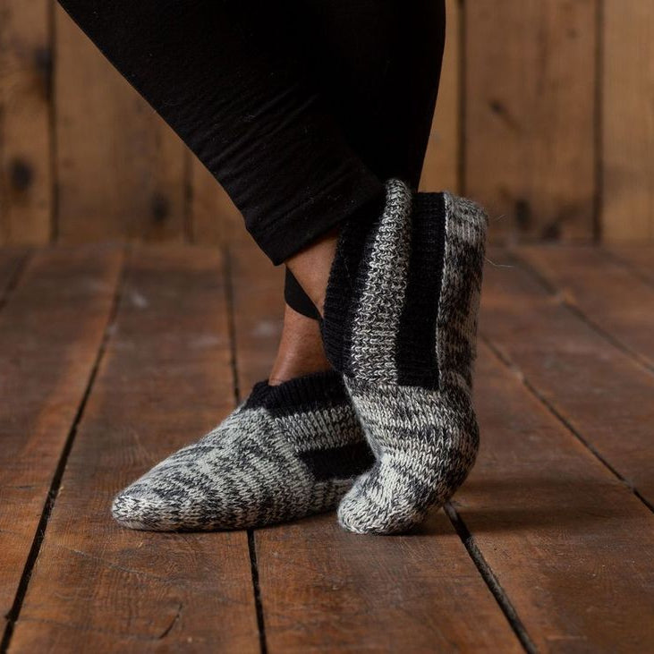 Women | Luna Slippers | Black / Ivory