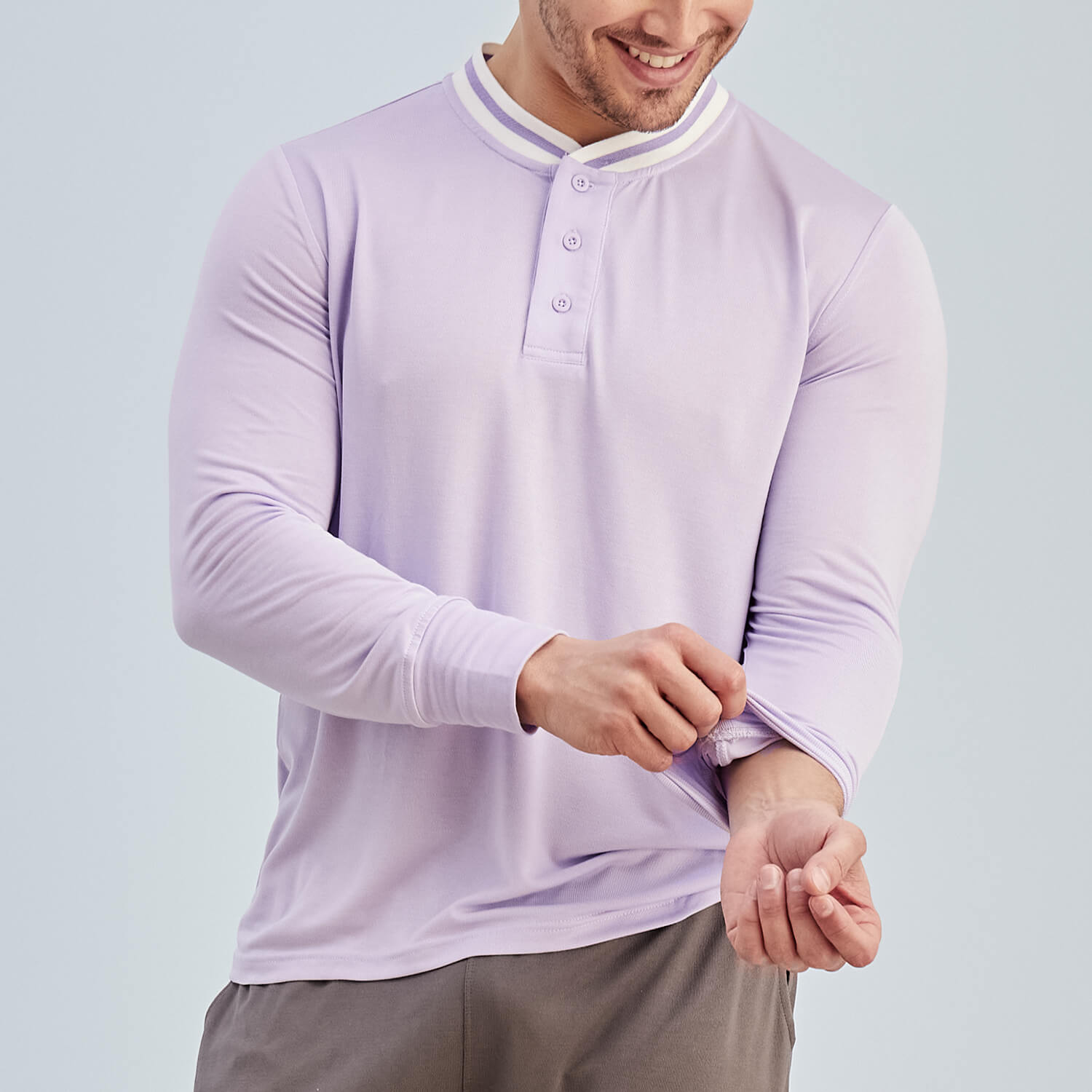 Modal Jersey Pajama Top | Lavender