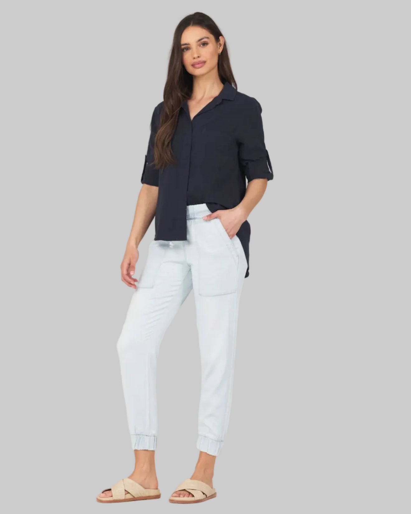 Pocket Jogger | Sky Blue Wash
