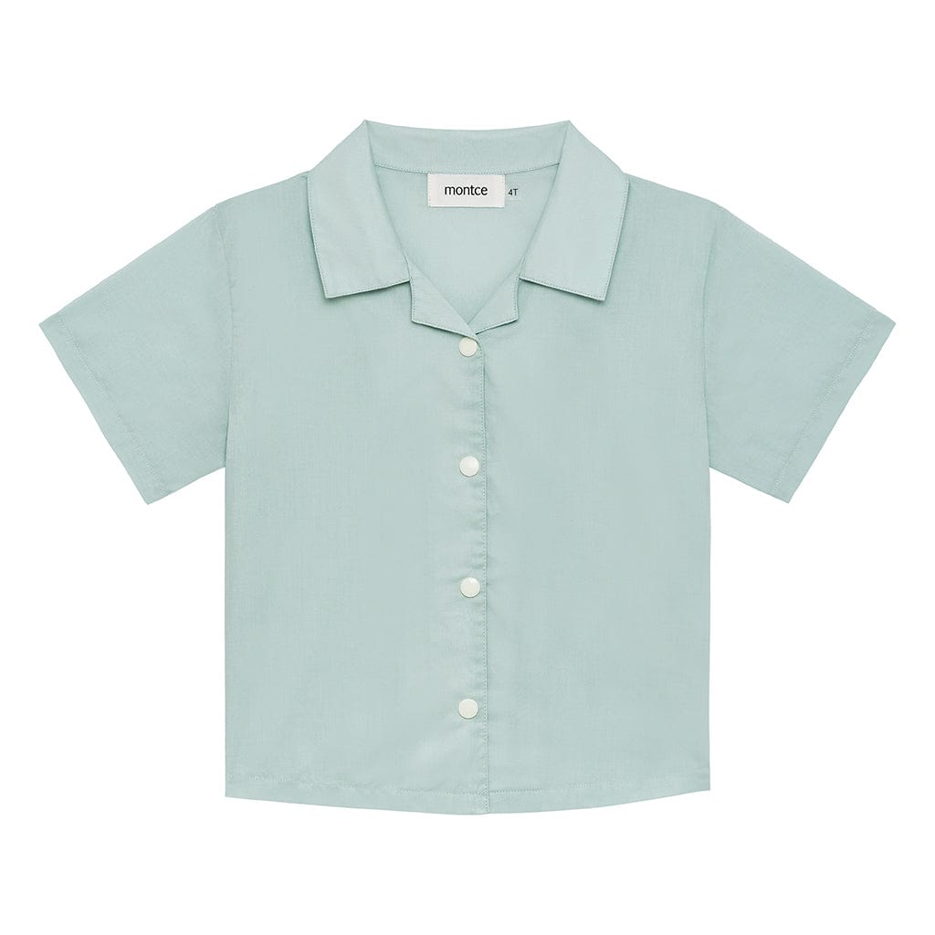 Mini Button Down Shirt | Powder Blue