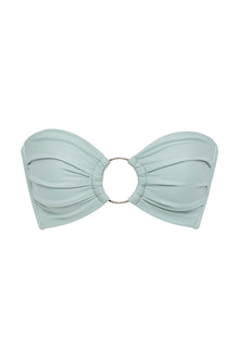 Tori Ties Bandeau Bikini Top | Powder Blue