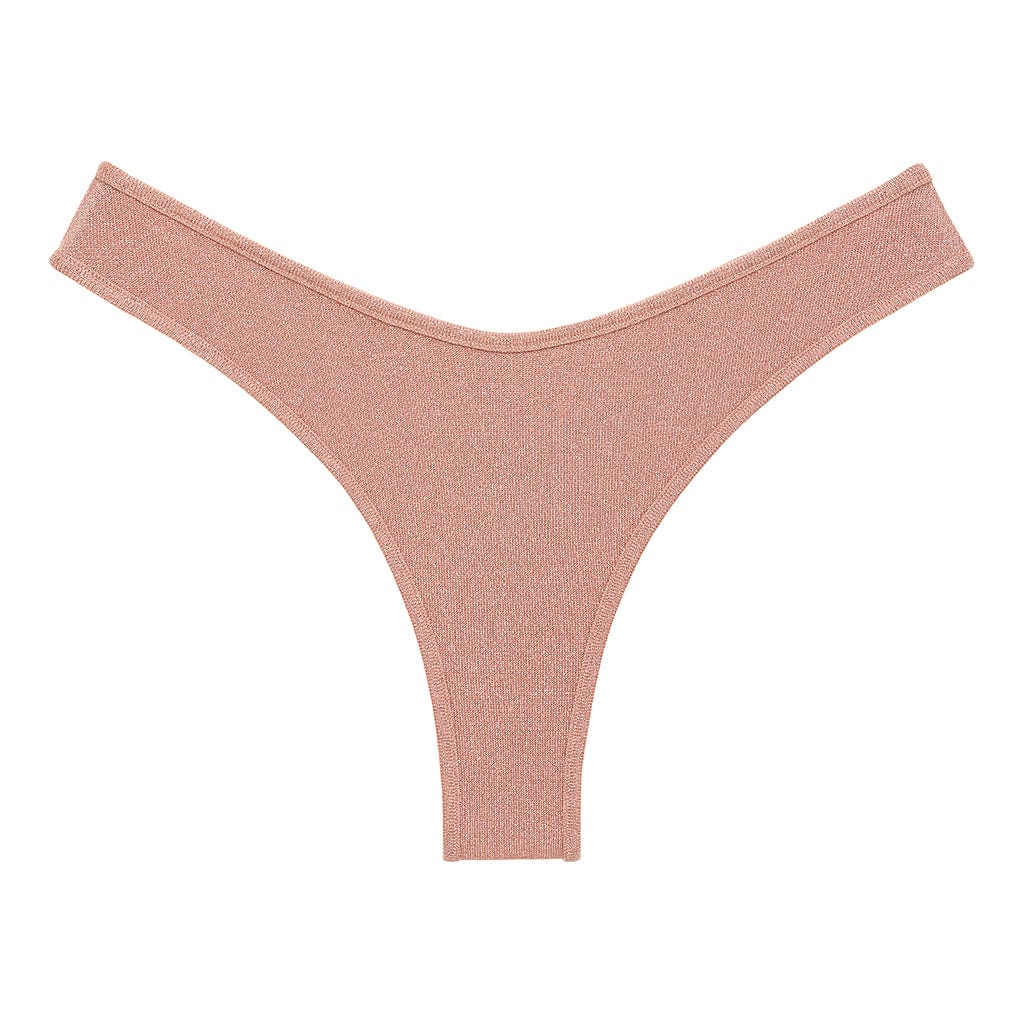 Lulu Bikini Bottom | Prima Pink Sparkle