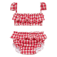 Mini Cabana Bikini Set | Red Gingham