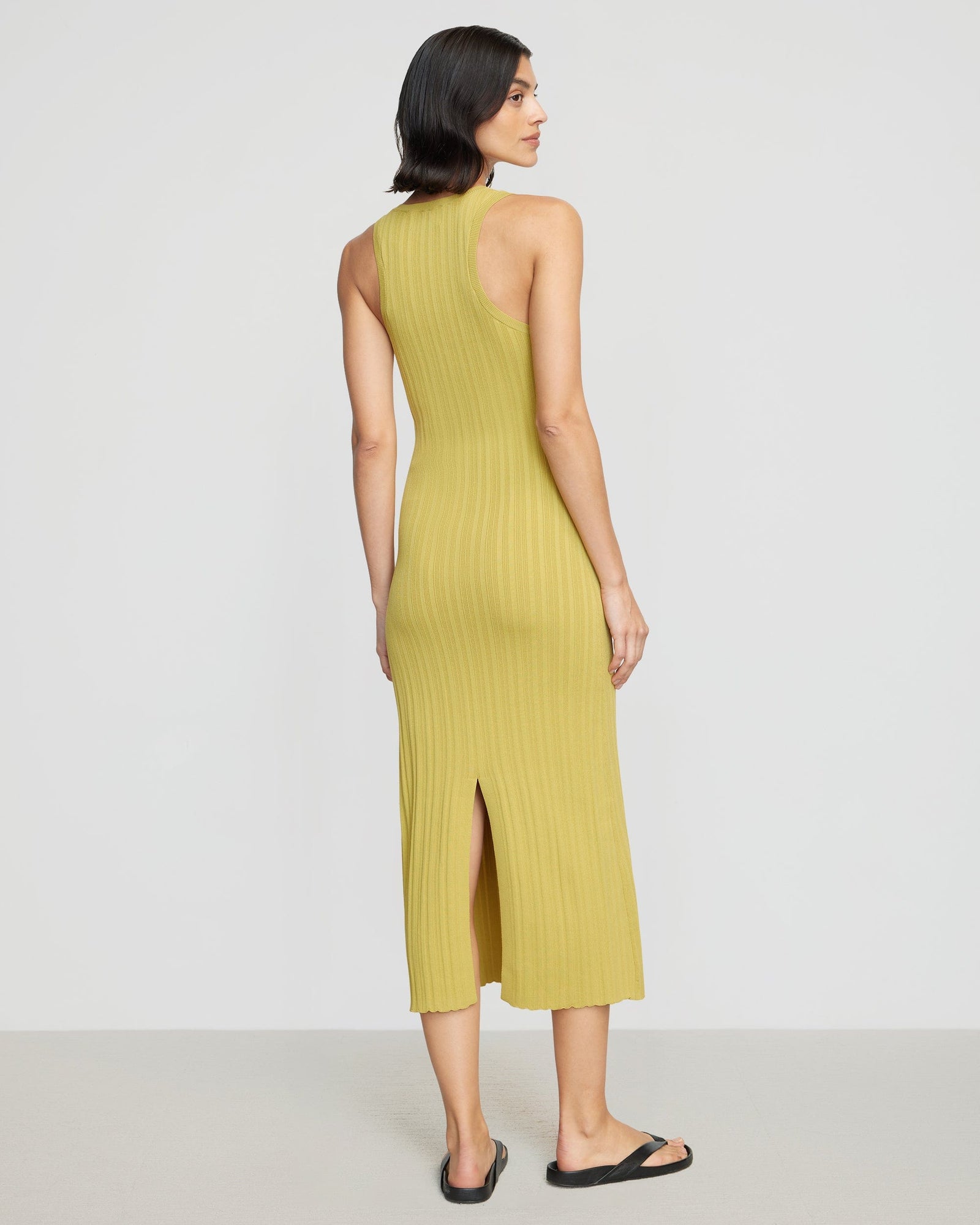 Bianca | Reva Racer-Back Bodycon Dress in Size Small