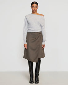 Luisa | Sadie Asymmetric Wrap Skirt in Size Medium