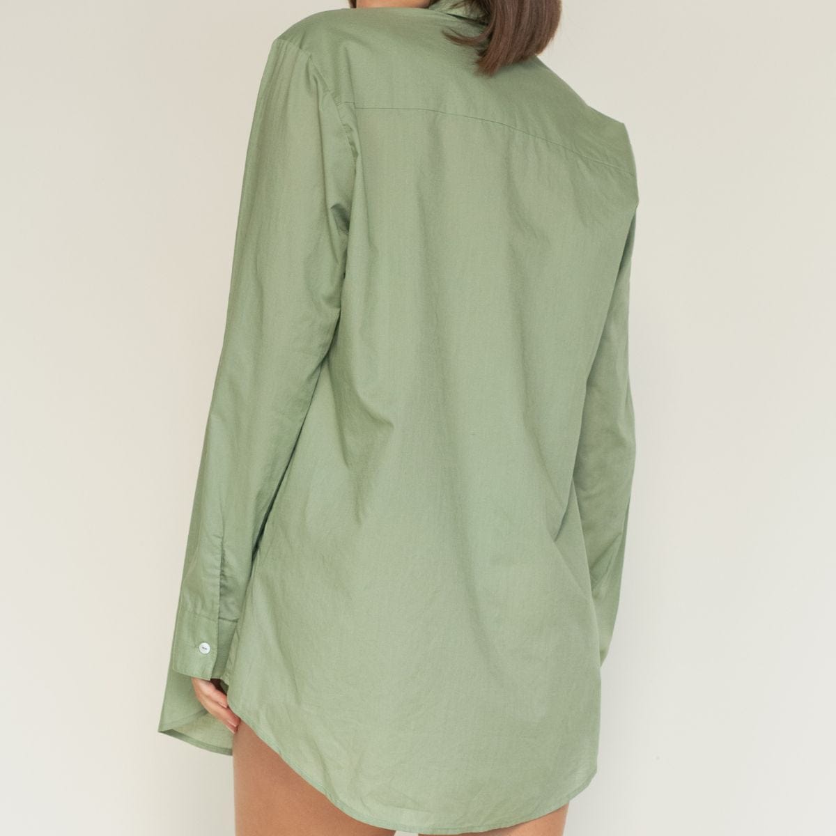 Long Sleeve Button Down Shirt | Sage Green